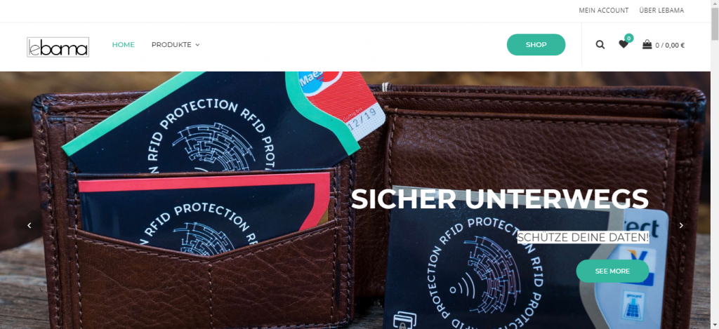 Products for RFID protection.