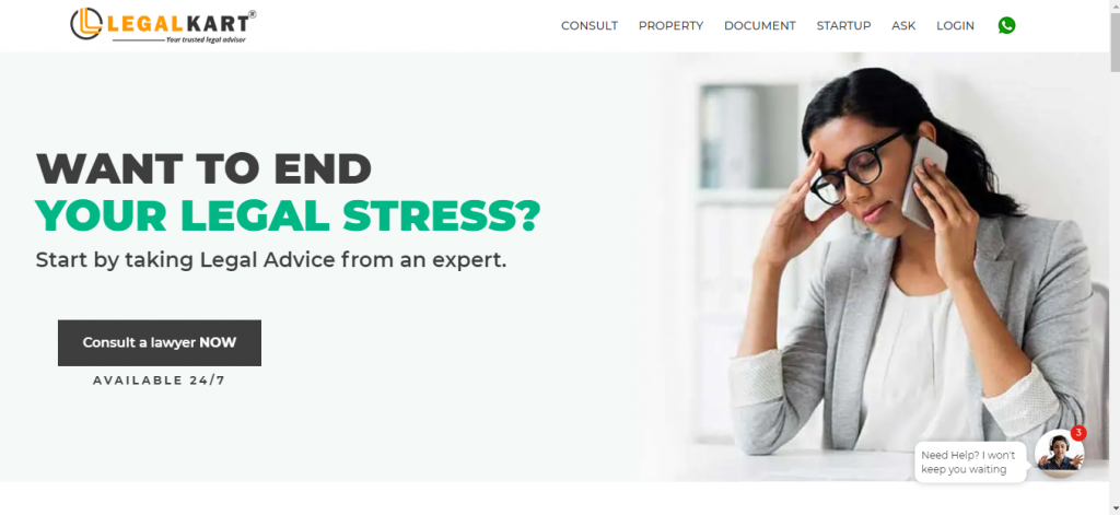 Platform to hire lawyers for affordable legal advice.